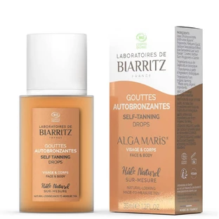 Органічні краплі для автозасмаги для обличчя та тіла Laboratoires De Biarritz Sun Products 35 мл