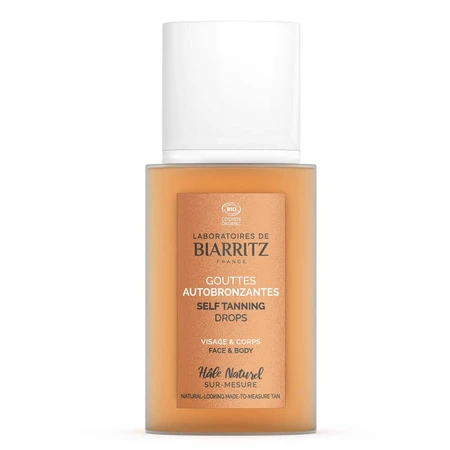 Органічні краплі для автозасмаги для обличчя та тіла Laboratoires De Biarritz Sun Products 35 мл: ціни та характеристики