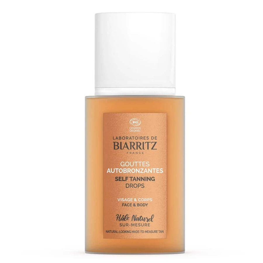Органічні краплі для автозасмаги для обличчя та тіла Laboratoires De Biarritz Sun Products 35 мл: ціни та характеристики