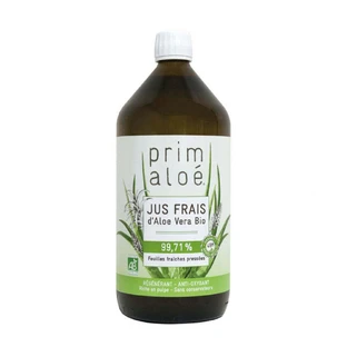 Prim Aloe Свіжий органічний сік алое вера 99,71% Prim'aloe Label Caae 1л
