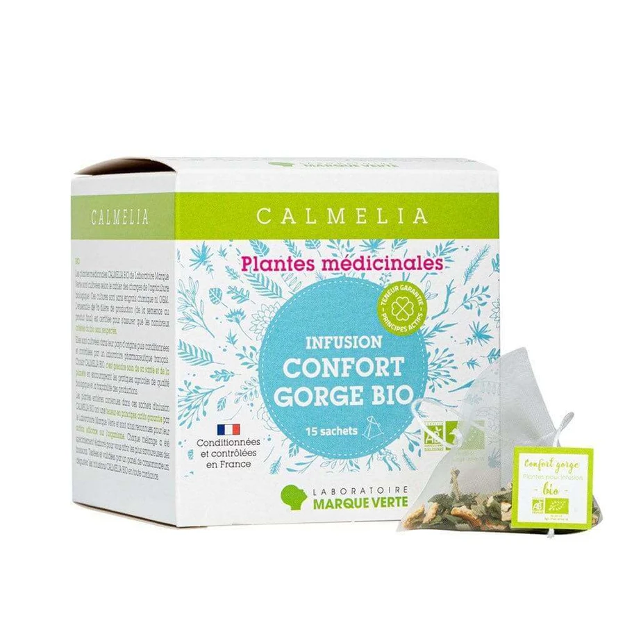 Calmelia Organic Comfort Throat Infusion 15 чайных пакетиков: цены и характеристики