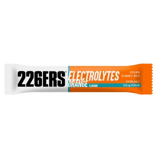 226Ers Vegan Gummy Bar Electrolyte, гелевий енергетичний батончик з електролітами, апельсин, 30 г