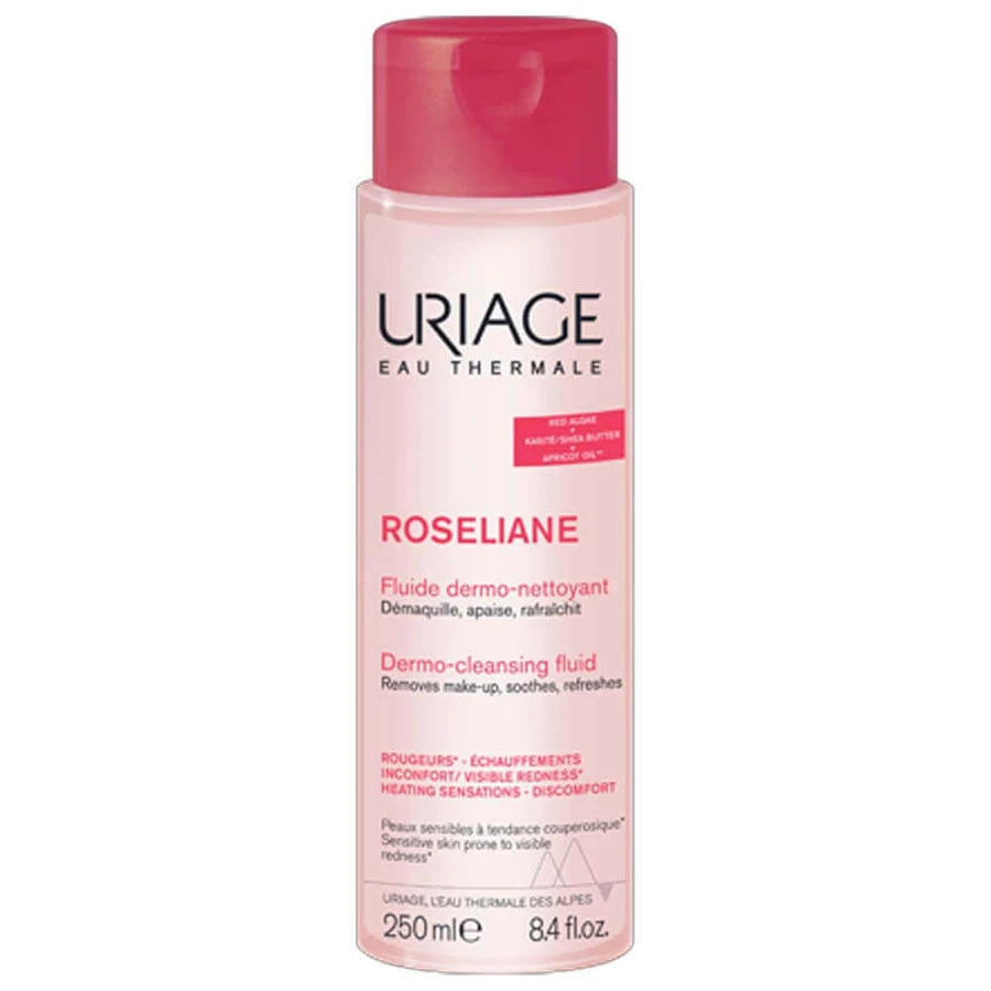 Uriage Roseliane Очищающий флюид для чувствительной кожи, склонной к покраснениям 250 мл: цены и характеристики
