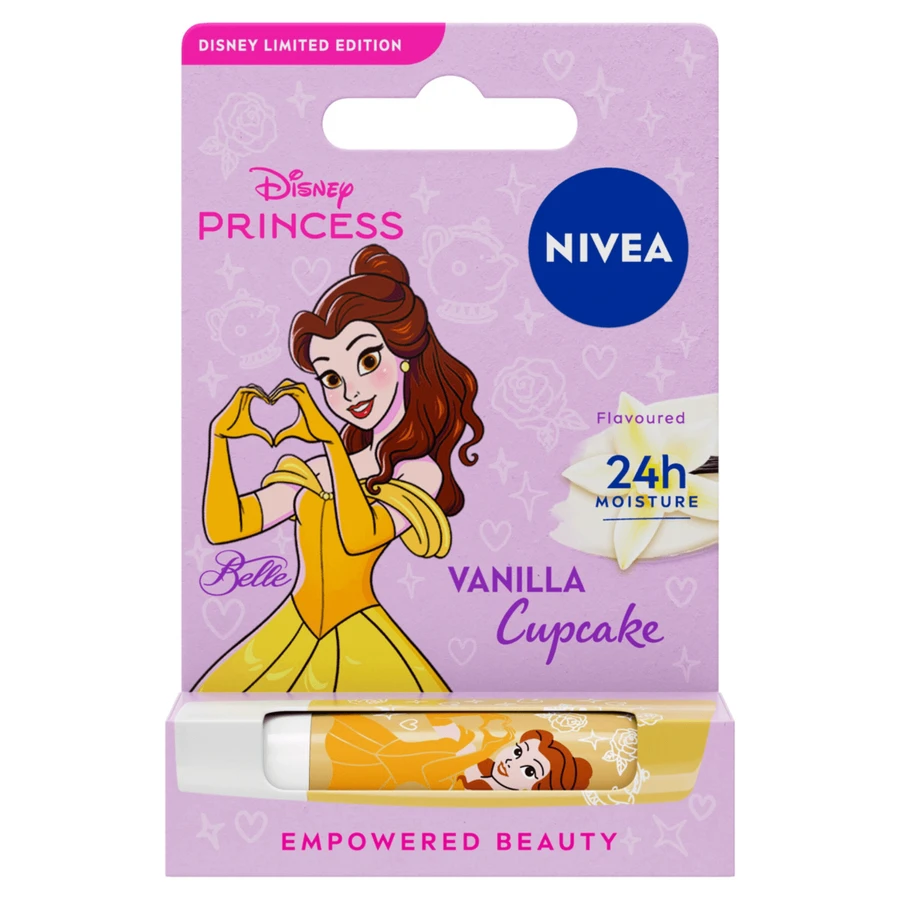 Nivea Disney Princess, живильна помада для губ, ваніль, "Красуня і чудовисько", 4,8 г: ціни та характеристики