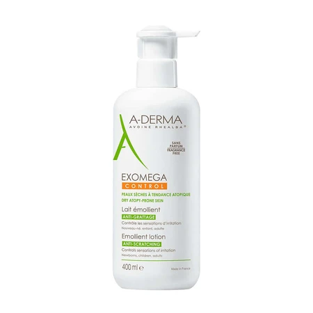 A-Derma Exomega Control Пом'якшувальне молочко 400мл: ціни та характеристики