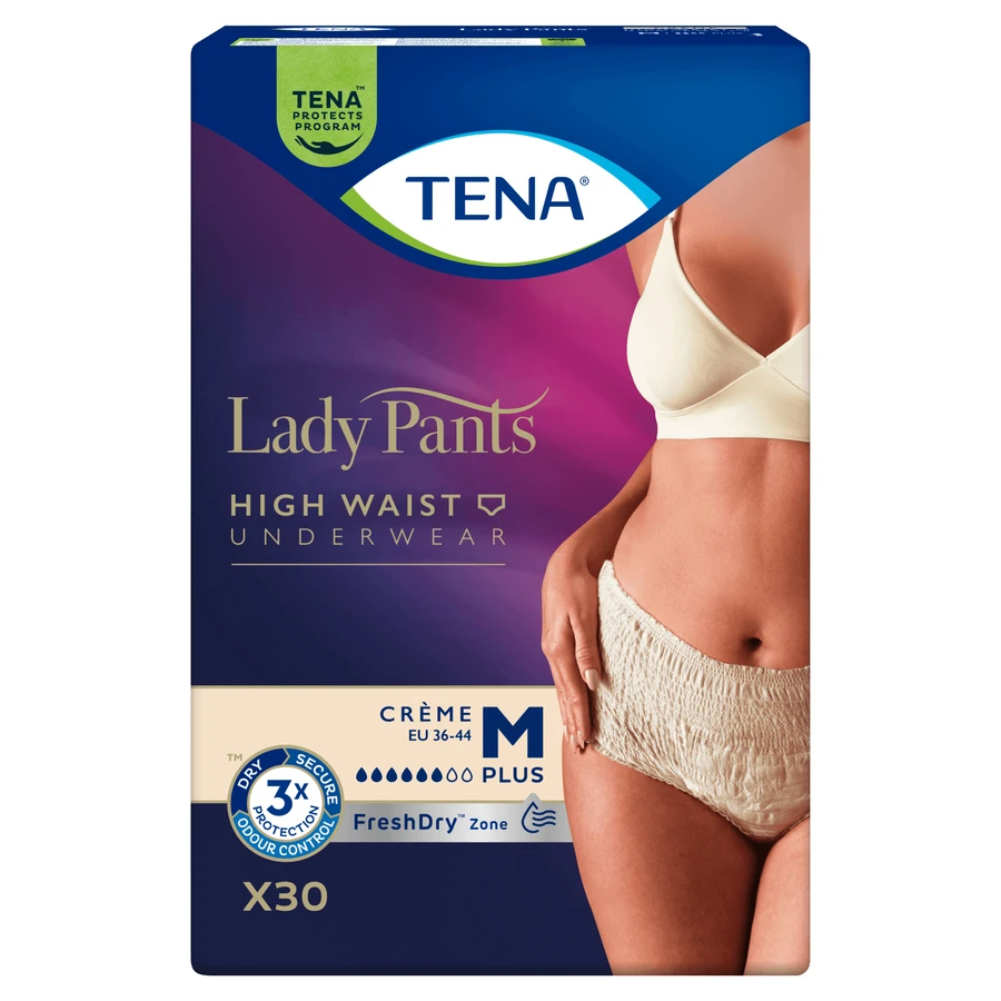 Tena Lady Pants Creme, поглинаючі трусики, розмір M, 75-105 см, Plus, 30 штук: ціни та характеристики