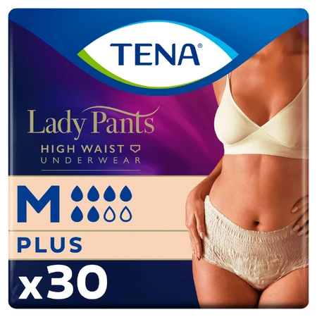 Tena Lady Pants Creme, поглинаючі трусики, розмір M, 75-105 см, Plus, 30 штук: ціни та характеристики