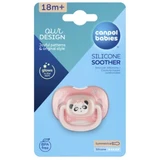 Canpol Babies, пустышка, силикон, симметричная, светящаяся в темноте, экзотические животные, панда, 6-18 месяцев, 1 штука