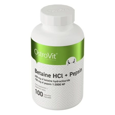 OstroVit Бетаин HCl + Пепсин, 100 капсул: цены и характеристики