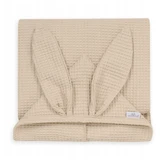 BabyMatex, Бавовняний покривало для ванни Wafel Prestige Bunny, 70 см х 140 см, бежевий