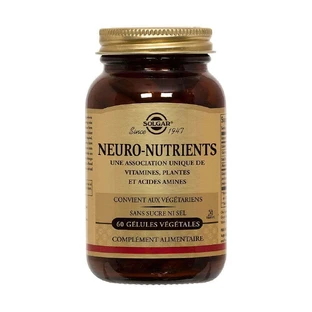 Solgar Neuro Nutrients 60 овощных гелей Sommeil Relaxation Vitalité 60 gélules végétales