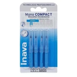 Щітки міжзубні Inava 0,8 мм сині X4 Mono Compact