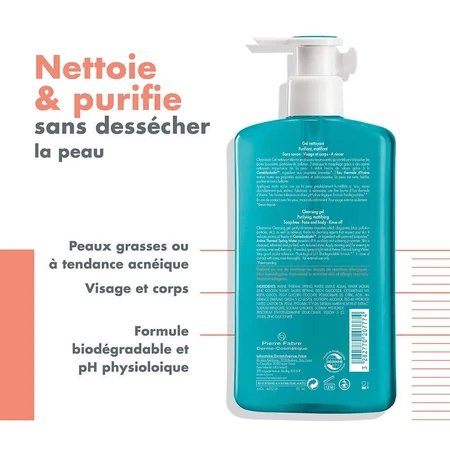 Avène Cleanance Очищающий гель для лица и тела для жирной кожи с несовершенствами 400 мл: цены и характеристики