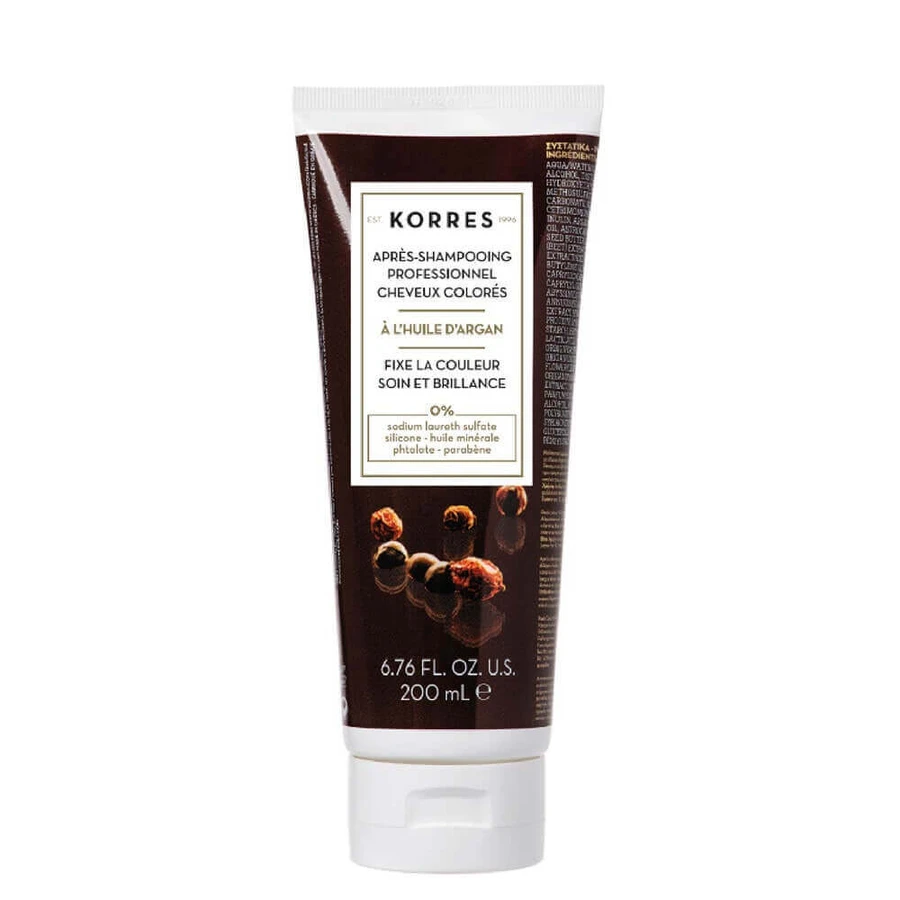 Korres Argan Oil Professional Кондиционер после окрашивания для окрашенных волос 250 мл: цены и характеристики