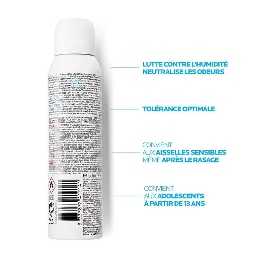 Дезодорант-спрей La Roche-Posay Physiological Spray Deodorant 48H, 2 шт. x 150 мл: цены и характеристики