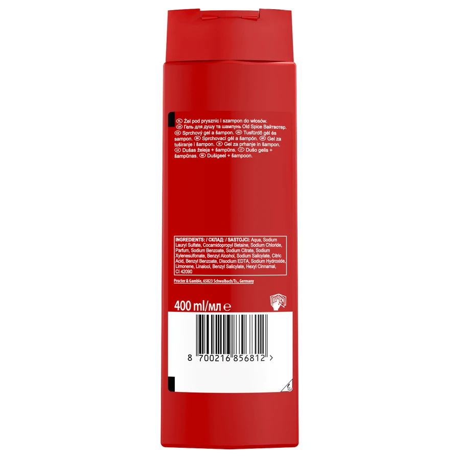 Old Spice, Гель для душа 3 в 1 для тела, волос и лица, Whitewater, 400 мл: цены и характеристики