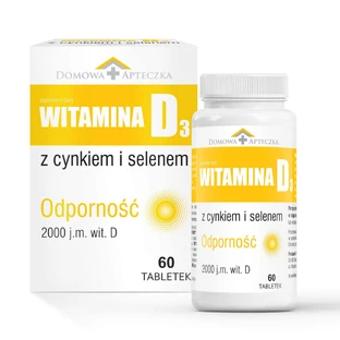 Домашняя аптека, Vitamina D3 cu zinc și seleniu, 60 comprimate