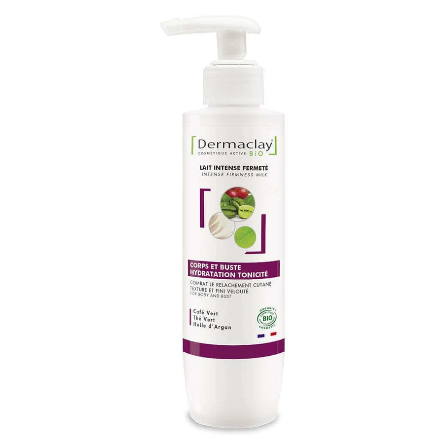 Dermaclay Organic Інтенсивне підтягуюче молочко для тіла та зони декольте 200 мл: ціни та характеристики