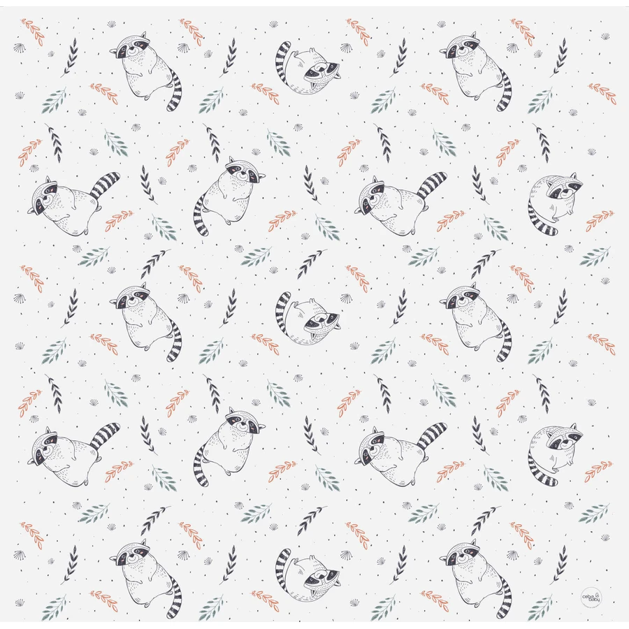 Ceba Baby, ковер для защиты, енот, 120 см x 120 см: цены и характеристики