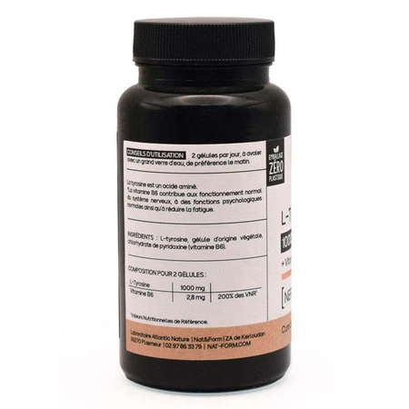 L-тирозин Nat & Form L-Tyrosine, 60 капсул: цены и характеристики