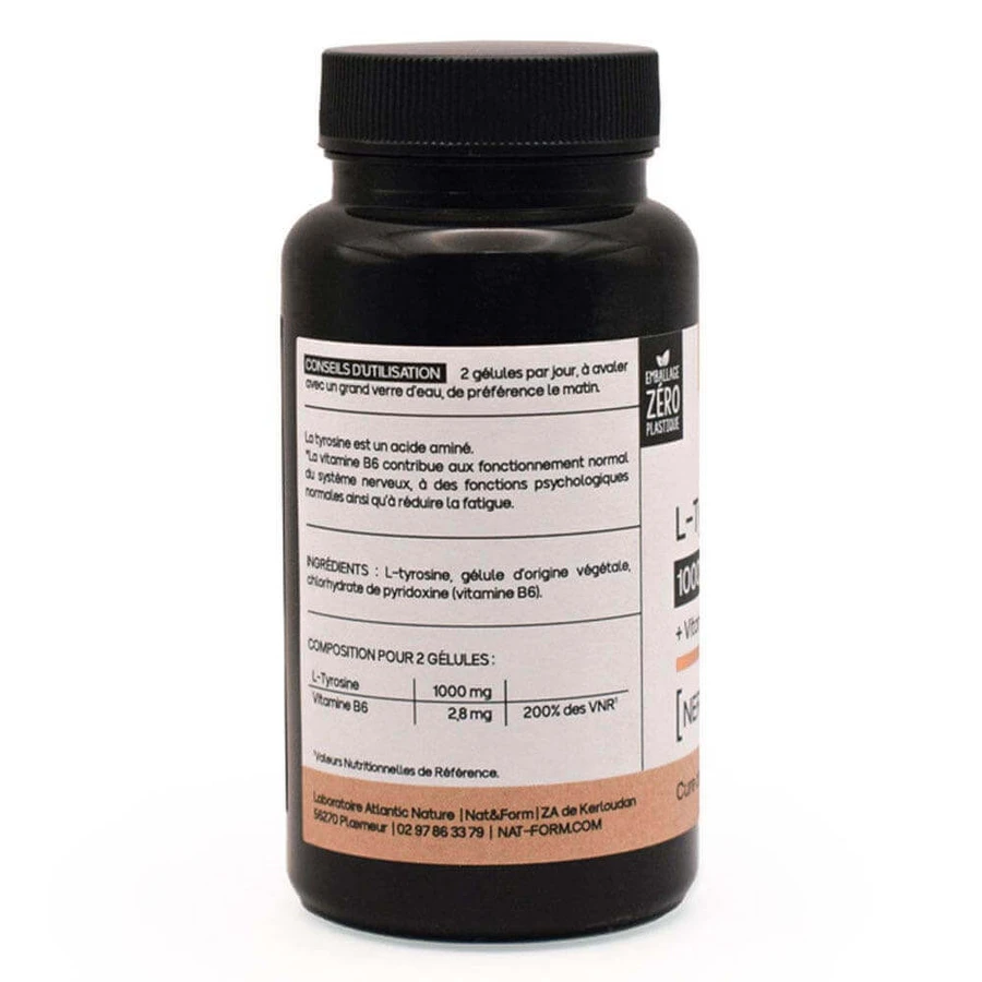 L-тирозин Nat & Form L-Tyrosine, 60 капсул: цены и характеристики