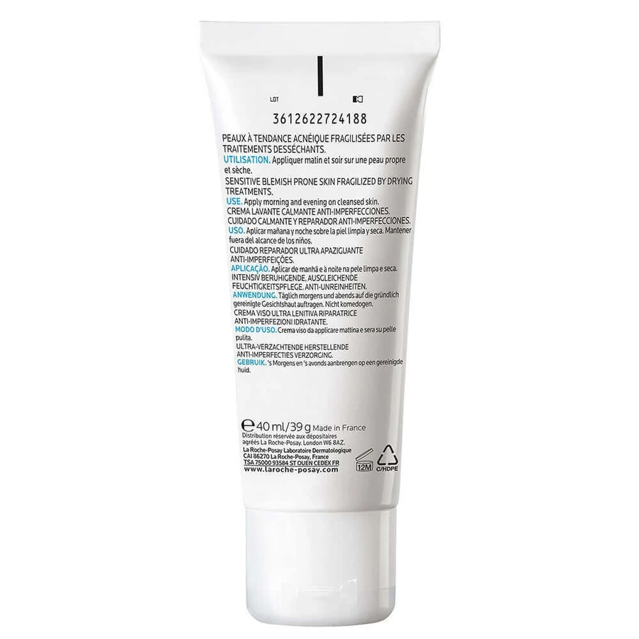 La Roche-Posay Effaclar Soothing Repairer iso-biome 40 мл: цены и характеристики