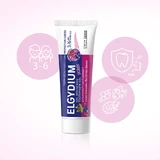 Elgydium Kids Fluorinol, зубная паста против кариеса для детей 3-6 лет, малина и клубника, 50 мл