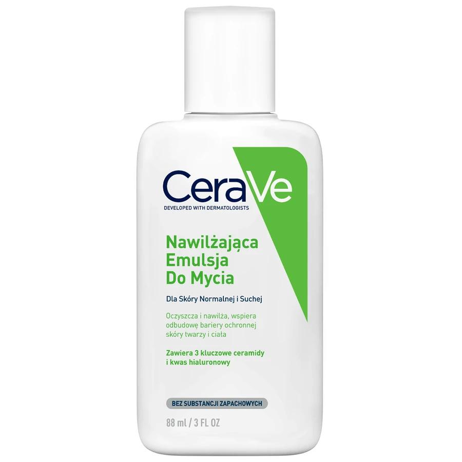 CeraVe, увлажняющая очищающая эмульсия, нормальная и сухая кожа, 88 мл: цены и характеристики