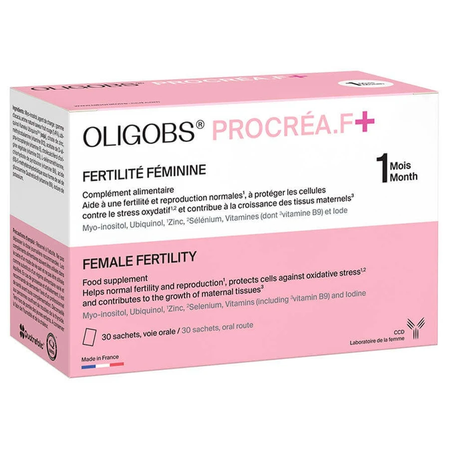 Ccd Oligobs Fertilité Procrea F 30 гелів + 30 капсул: ціни та характеристики
