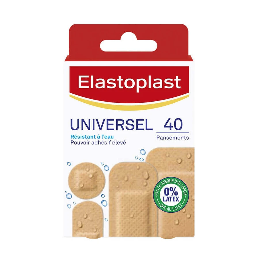 Пластир Elastoplast Dressings 40 Універсальний пластир 4 розміри x40: ціни та характеристики