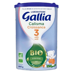 Gallia Calisma 3 Органическое сухое молоко для роста 12-36 месяцев 800 г