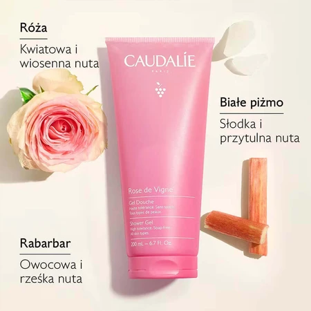 Caudalie Rose de Vigne, гель для душу, 200 мл: ціни та характеристики