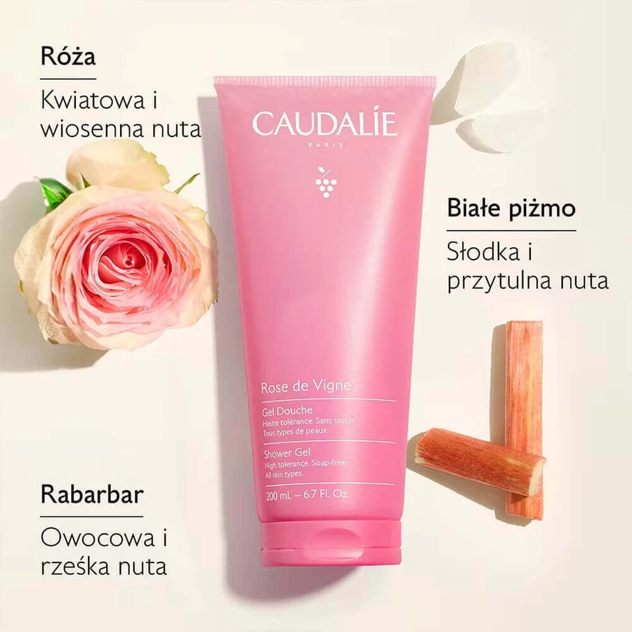 Caudalie Rose de Vigne, гель для душу, 200 мл: ціни та характеристики