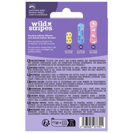 Пластыри Wild Stripes Kids Sensitive, Fantasy, 20 шт.: цены и характеристики