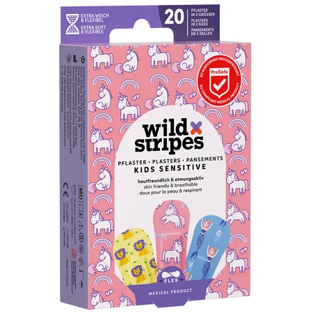 Пластыри Wild Stripes Kids Sensitive, Fantasy, 20 шт.: цены и характеристики