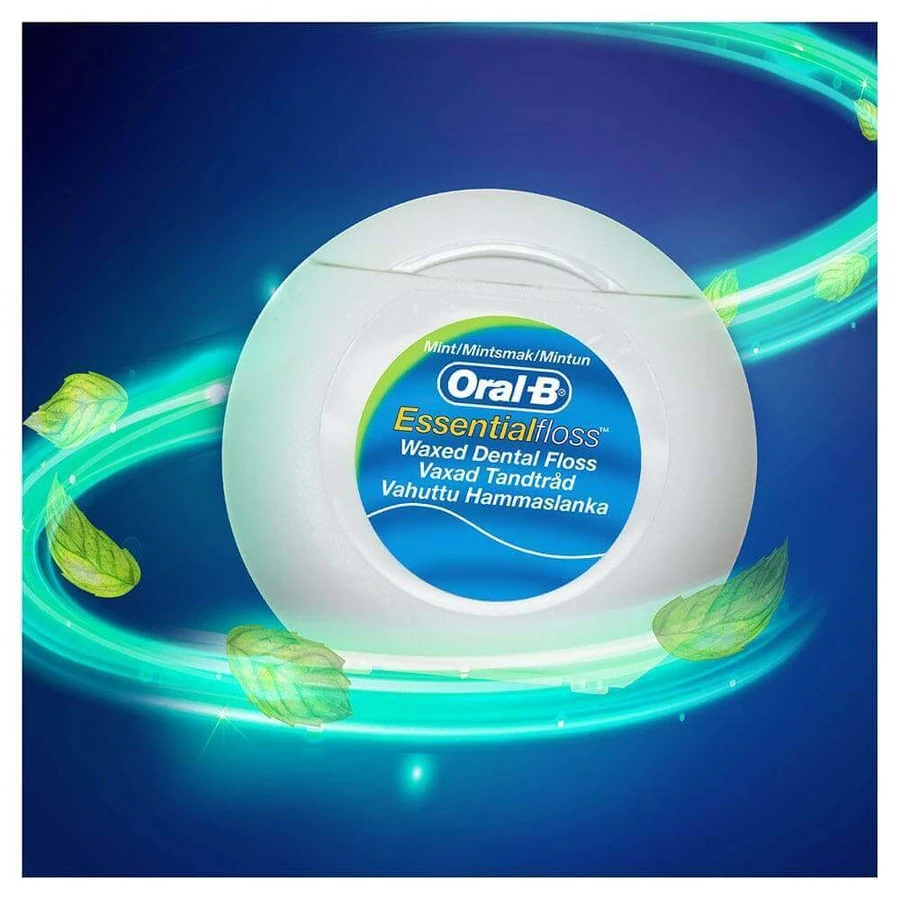 Oral-B Essential Floss Waxed Menthol Floss 50m: цены и характеристики