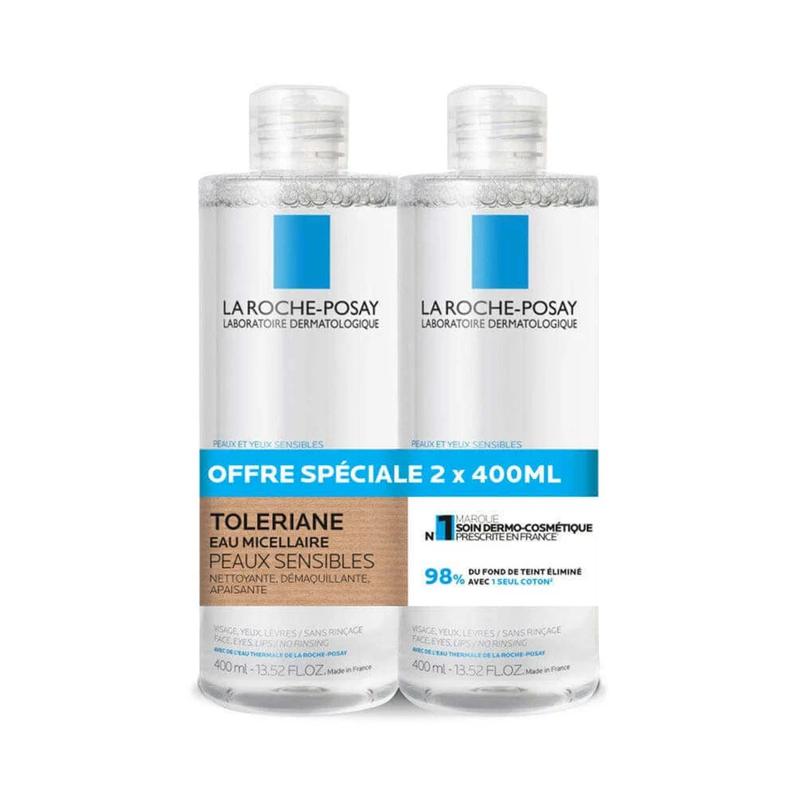La Roche-Posay Toleriane Eau Micellaire Peaux Sensibles 2х400 мл: цены и характеристики