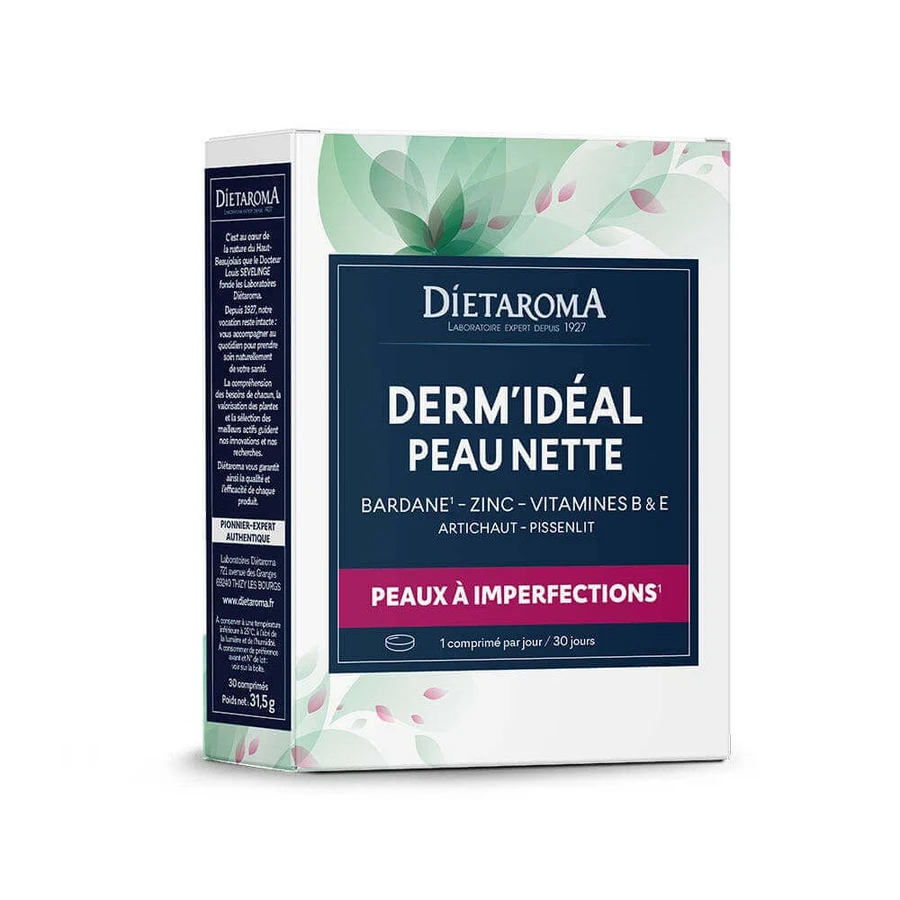 Dietaroma Derm'Idéal Peau Nette Peaux À Imperfections 30 comprimés: ціни та характеристики