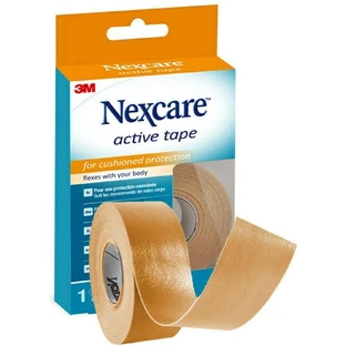 Стрічковий пластир Nexcare Active з м'яким захистом 2,5 см х 4,5 м