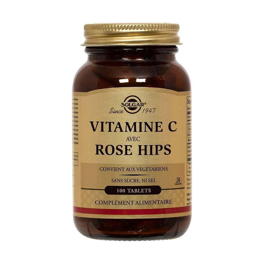 Solgar Вітамін С і шипшина Défenses immunitaires 100 таблеток: ціни та характеристики
