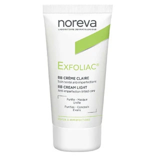 BB-крем Noreva Exfoliac Light Tinted BB Cream, против несовершенств, 30 мл