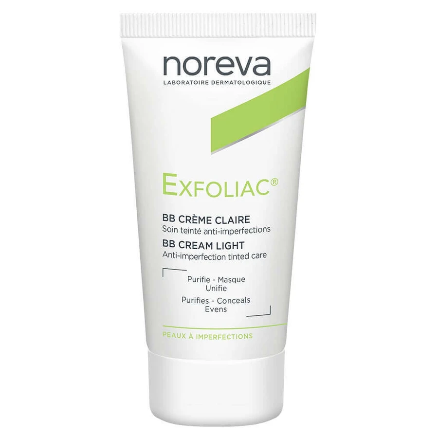 BB-крем Noreva Exfoliac Light Tinted BB Cream, против несовершенств, 30 мл: цены и характеристики