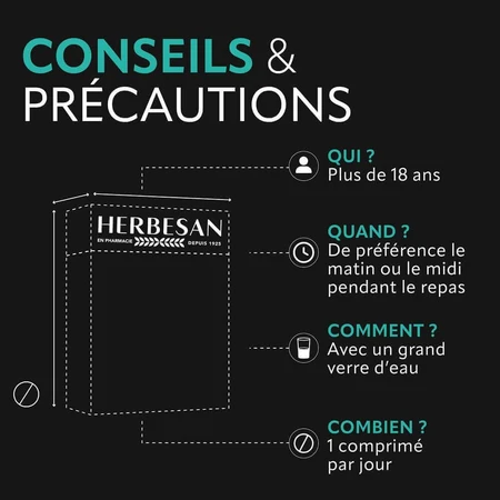 Herbesan Détente Flash 30 Comprimés: цены и характеристики