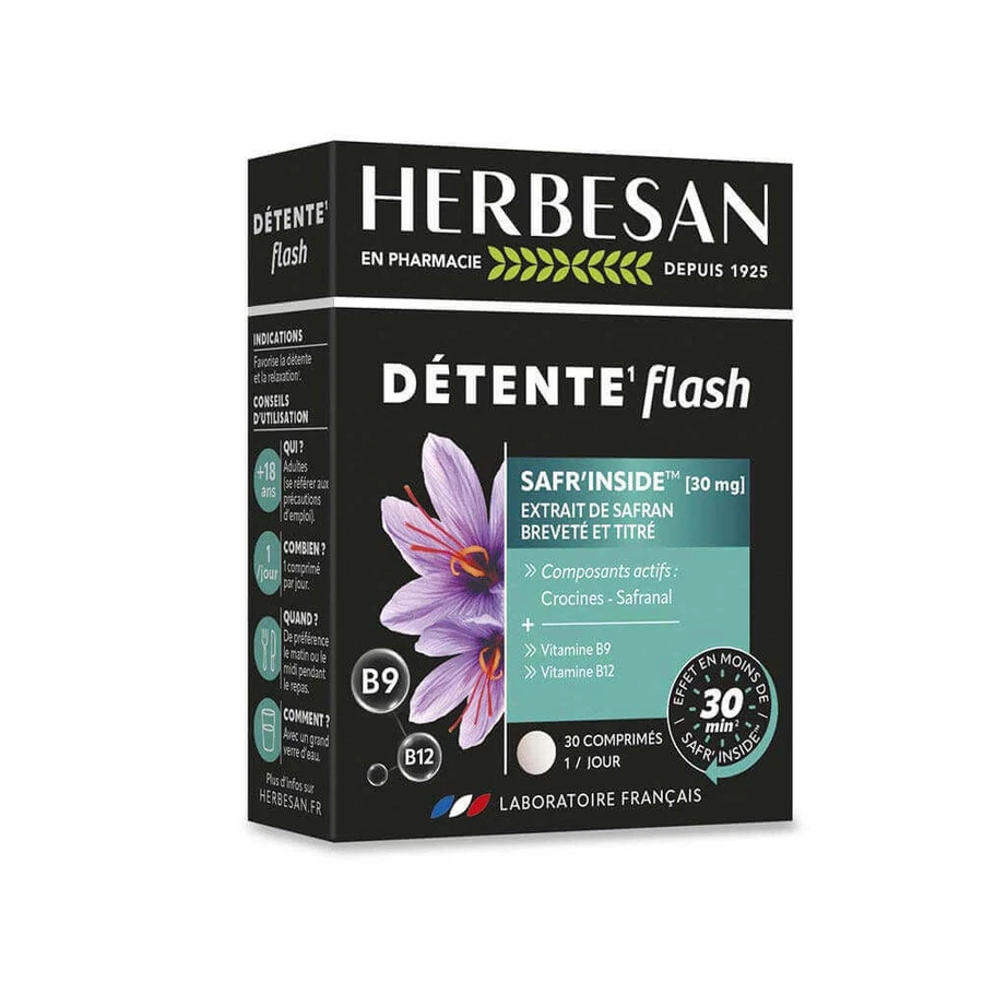 Herbesan Détente Flash 30 Comprimés: цены и характеристики