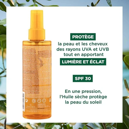 Klorane Polysianes Sun Dry Oil Spf30 200 мл: цены и характеристики