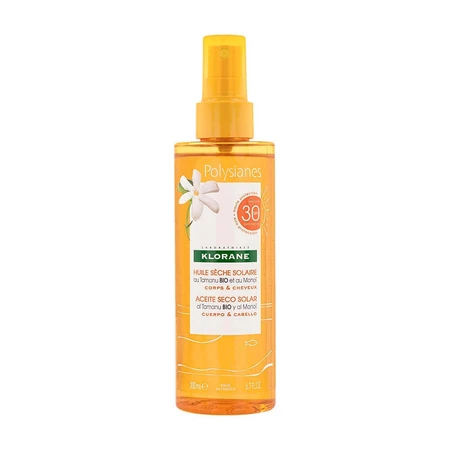 Klorane Polysianes Sun Dry Oil Spf30 200 мл: цены и характеристики