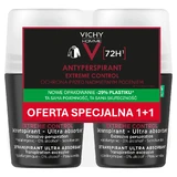 Vichy Homme, рулонный антиперспирант для мужчин, 72-часовая защита, 2 x 50 м