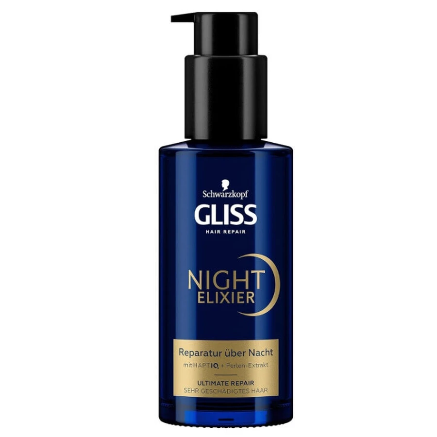 Сироватка для волосся Gliss Kur Night Elixier Ultimate Repair, 100 мл: ціни та характеристики