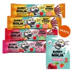 Набір Bunny Ninja Fruit Straws, фруктові снеки, 4 х 16 г + безкоштовна розмальовка: ціни та характеристики