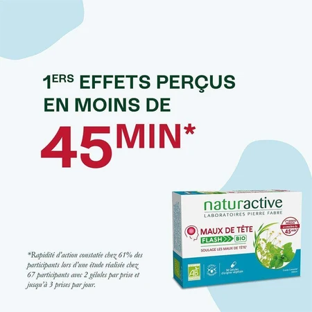 Naturactive Maux de Tête Flash Bio 14 gélules: цены и характеристики